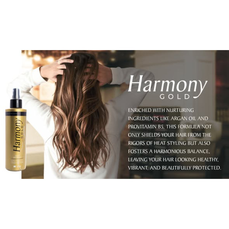 Harmony Gold Heat Defence Care & Protect Frizz Control Humidity Resistance Spray 200ml