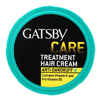 Gatsby Anti Dandruff Treatment Hair Cream 250g - Nourishing Scalp Care Hair Cream for Dandruff Control, Strong Hair & Healthy