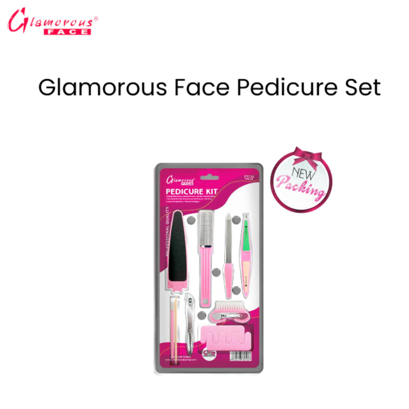 Glamorous Face Pedicure Set