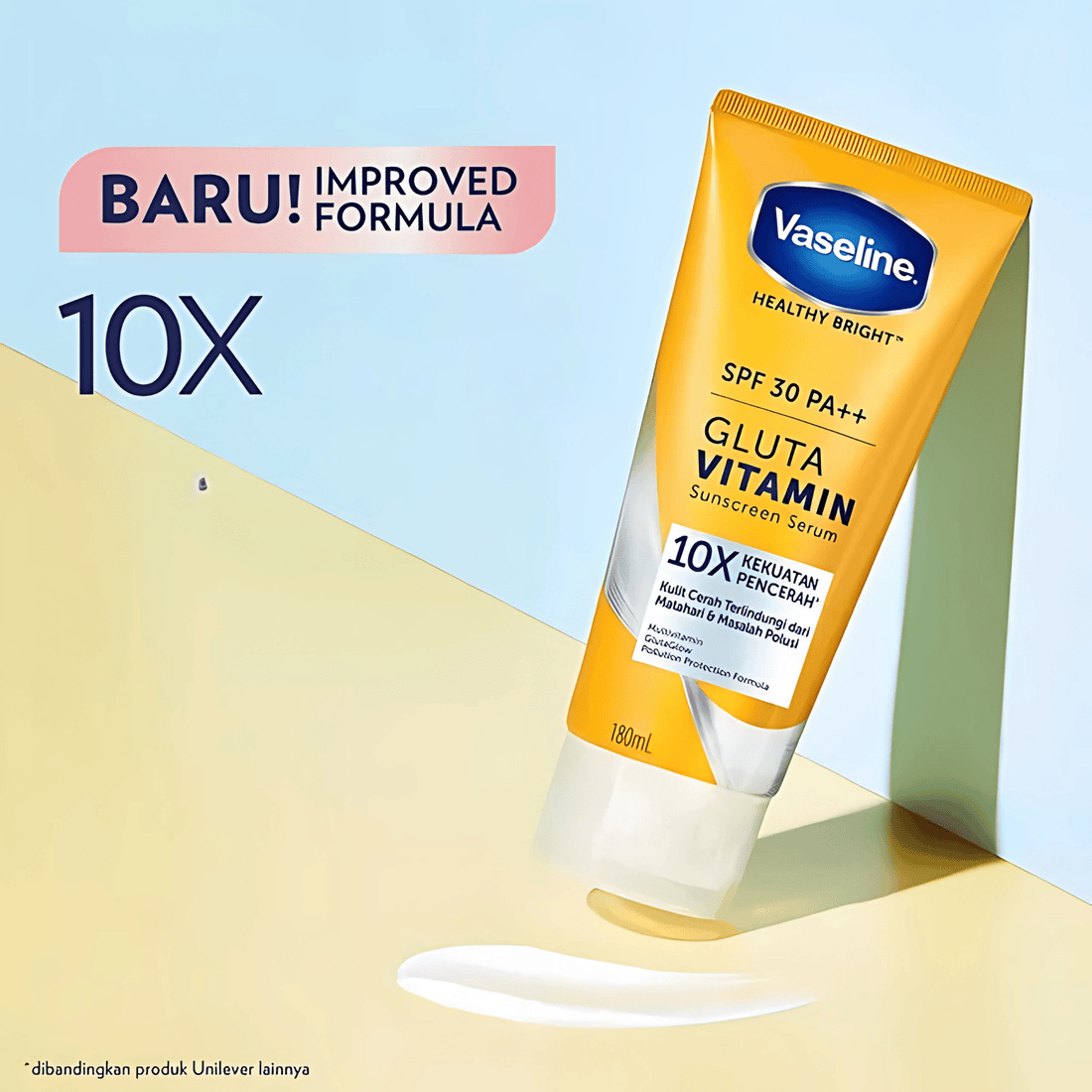 Vaseline Healthy Bright Gluta Vitamin SPF 30 PA++ Sunscreen Serum 180ml Sun Protection & Skin Brightening