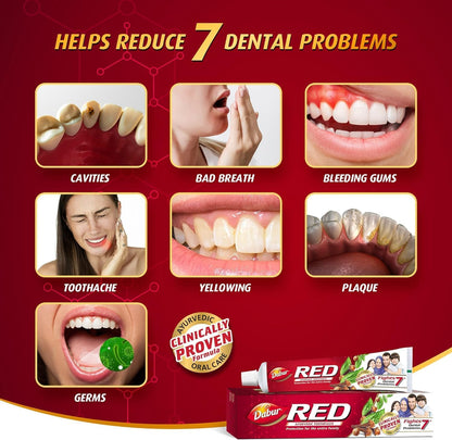 Dabur Red Ayurvedic Toothpaste 200g