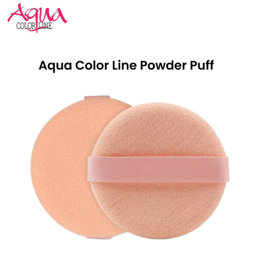 Aqua Color Line Powder Puff