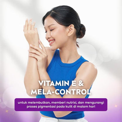 Nivea Extra Bright Night Nourish 8 Super Food Body Lotion 190ml