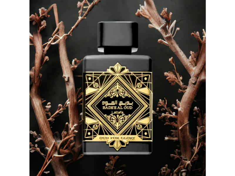 Lattafa Bade’e Al Oud Oud for Glory Black Eau de Parfum 100ml - Long Lasting Rich Oud Fragrance for Men & Women