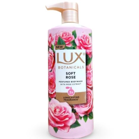 Lux Botanicals Soft Rose Perfumed Body Wash with Rose Extract 580ml – Gentle Cleansing for Soft, Smooth & Fragrant Glowing Sk