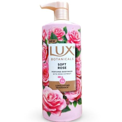 Lux Botanicals Soft Rose Perfumed Body Wash with Rose Extract 580ml – Gentle Cleansing for Soft, Smooth & Fragrant Glowing Sk