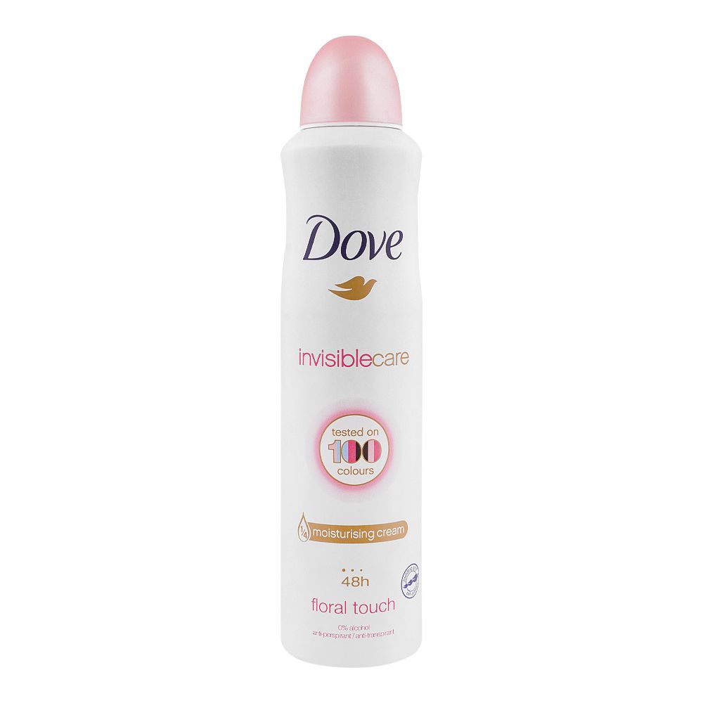 Dove Invisible Care Anti-Perspirant Deodorant Spray Floral Touch 250 ml Long-Lasting Freshness & Invisible Protection