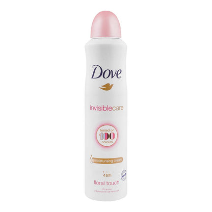 Dove Invisible Care Anti-Perspirant Deodorant Spray Floral Touch 250 ml Long-Lasting Freshness & Invisible Protection