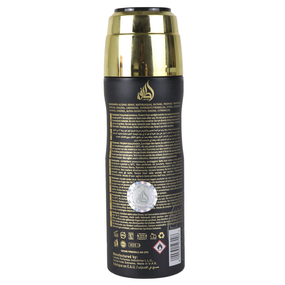 Lattafa Asad Premium Woody Essence Men Perfumed Spray 200ml - Long-Lasting Fragrance