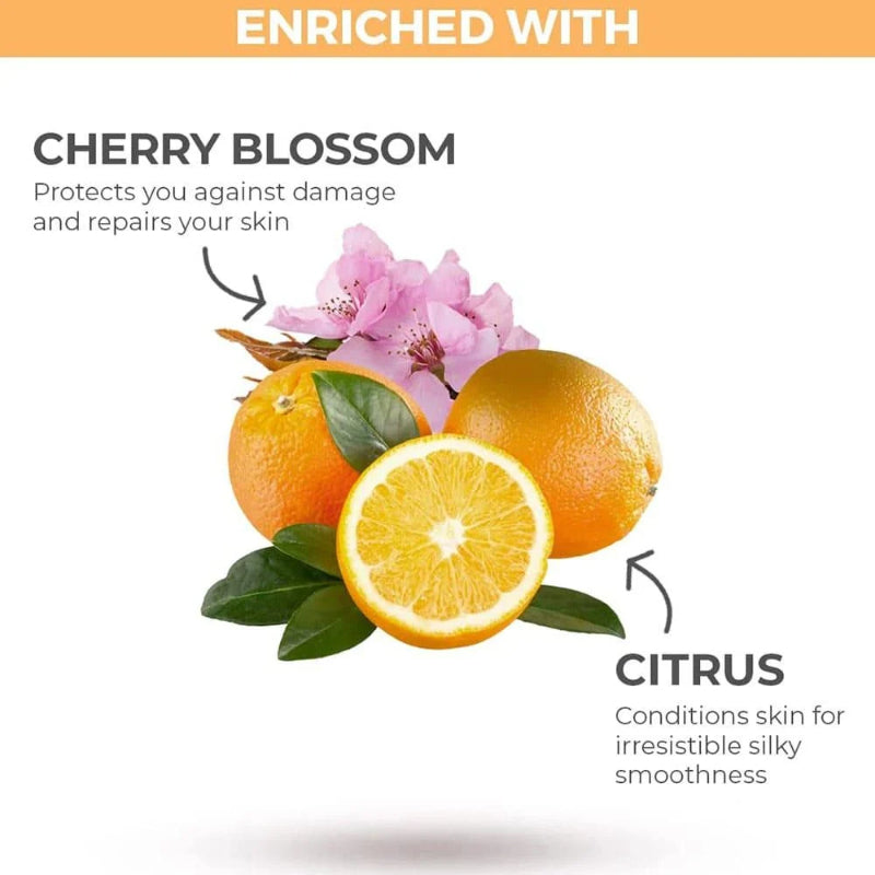 St Ives Energizing Body Wash Citrus & Cherry Blossom 650ml Refreshing & Invigorating