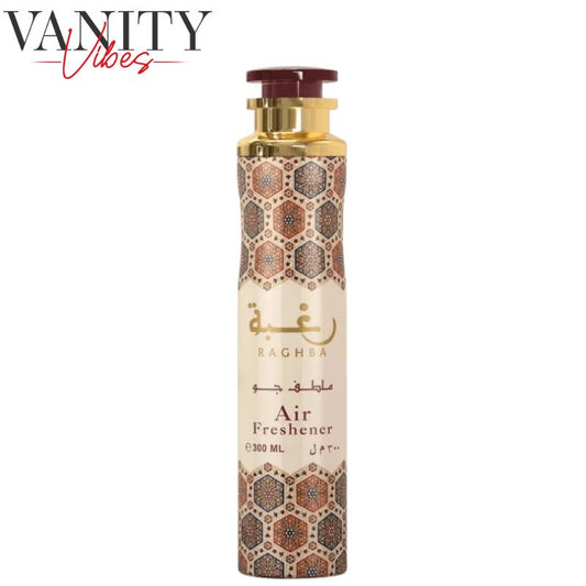 Lattafa Raghba Air Freshener 300 ml Exotic Home Fragrance & Long‑Lasting Freshness