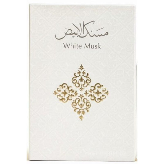 Al Qamar White Musk Eau de Parfum 90ml - Long Lasting Clean & Soft Musk Fragrance for Men & Women