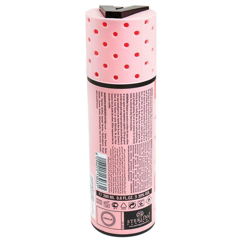 Armaf Magnum Pour Femme Carnation Perfume Body Spray 200ml Floral Fruity Fragrance