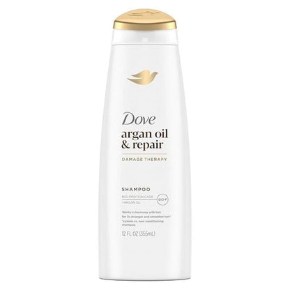 Dove Argan Oil & Repair Damage Therapy Shampoo 355ml