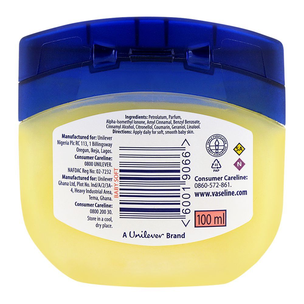 Vaseline Blueseal Gentle Protective Jelly Baby 100ml