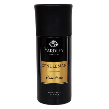 Yardley London Gentleman Grandiose Body Spray for Men 150ml – Long Lasting Luxury Fragrance Deodorant Spray for Daily Freshne