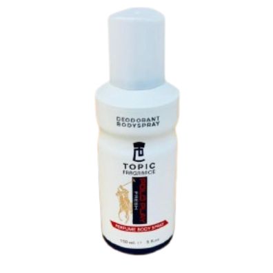 Topic Fragrance Poloplay Fresh Perfume Body Spray 150ml Long-Lasting Refreshing Scent for Men