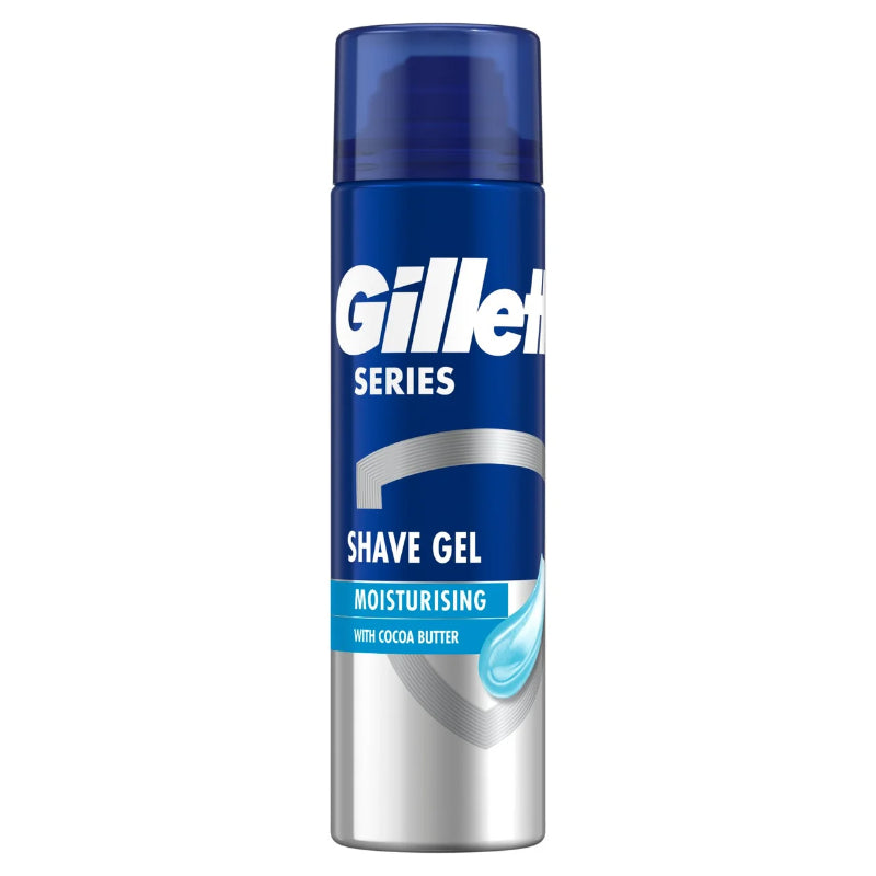 Gill_ette Series Shave Gel Moisturizing with Cocoa Butter For Men 200ml