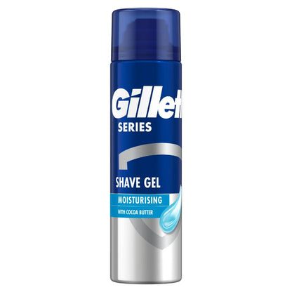 Gill_ette Series Shave Gel Moisturizing with Cocoa Butter For Men 200ml