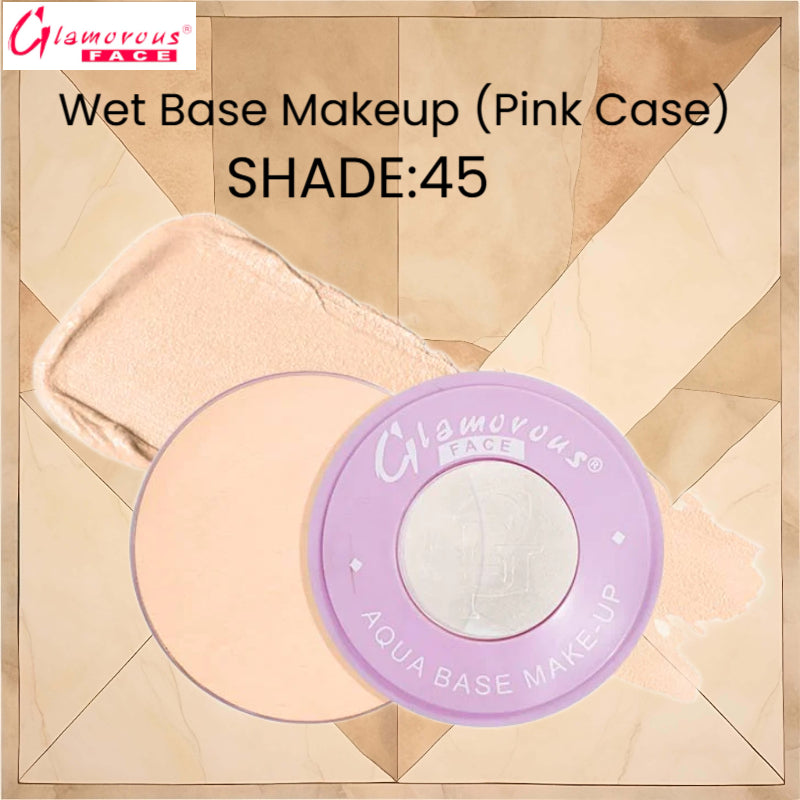 Glamorous Face Wet Base Makeup (Pink Case) (SHADE:45)