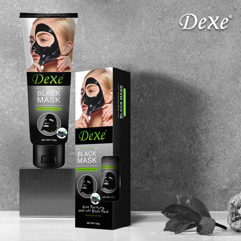 Dexe Deep Cleansing Black Mask 120 g Pore Cleansing & Skin Detox