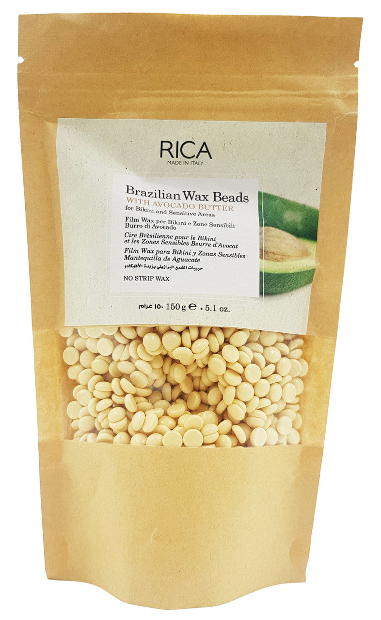 Rica Brazilian Hard Wax Beads 150g (With Avocado Butter)