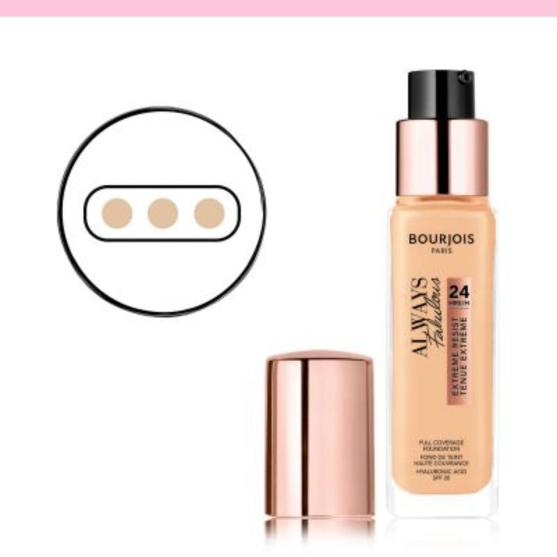Bourjois Fabulous Covering Foundation 110 Light Vanilla 30ml