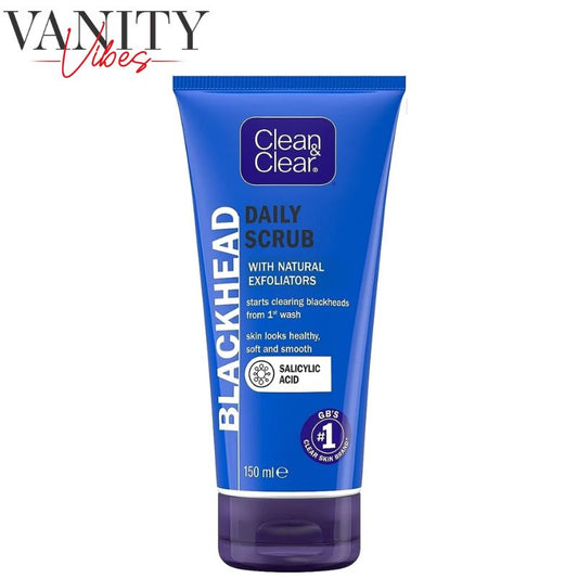 Clean & Clear Blackhead Clearing Daily Scrub 150ml Deep Clean & Clear Skin