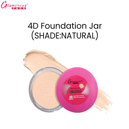 Glamorous Face 4D Foundation Jar (Shade:Natural)