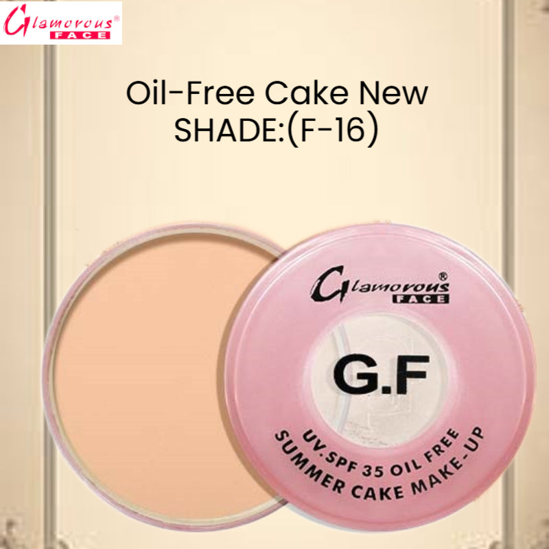 Glamorous Face Oil-Free Cake New (Shade:F 16)