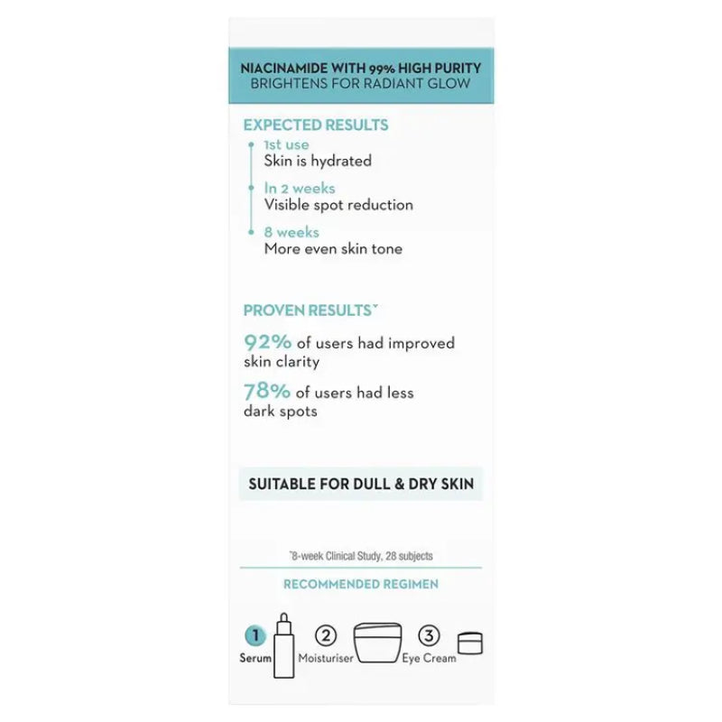 Olay Luminous 99% Pure Niacinamide Super Serum 30ml – Brightens Skin, Boosts Glow & Evens Skin Tone
