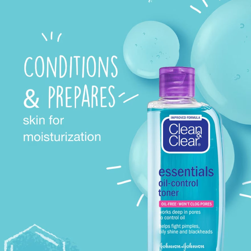 Improved Formula Clean & Clear Oil Control Toner Face Wash 100ml – Deep Cleansing for Oil-Free, Fresh & Clear Skin