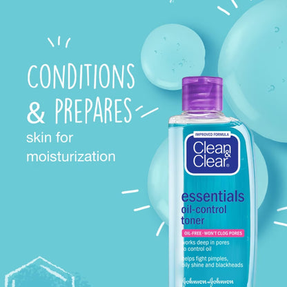 Improved Formula Clean & Clear Oil Control Toner Face Wash 100ml – Deep Cleansing for Oil-Free, Fresh & Clear Skin