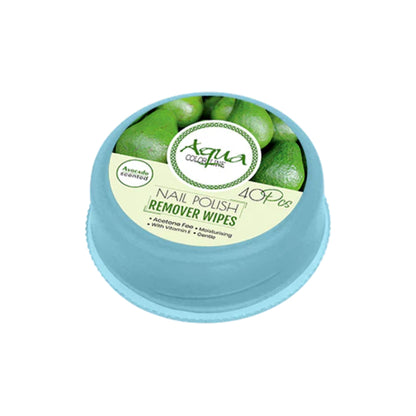 Aqua Color Line Nail polish Remover Pad 40 Pieces (Avocado)