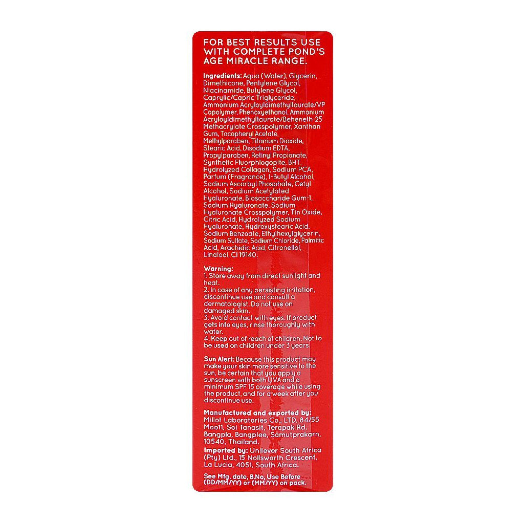 PONDS Pond’s Age Miracle Youthful Glow Hyaluronic Acid & Collagen Serum 30ml