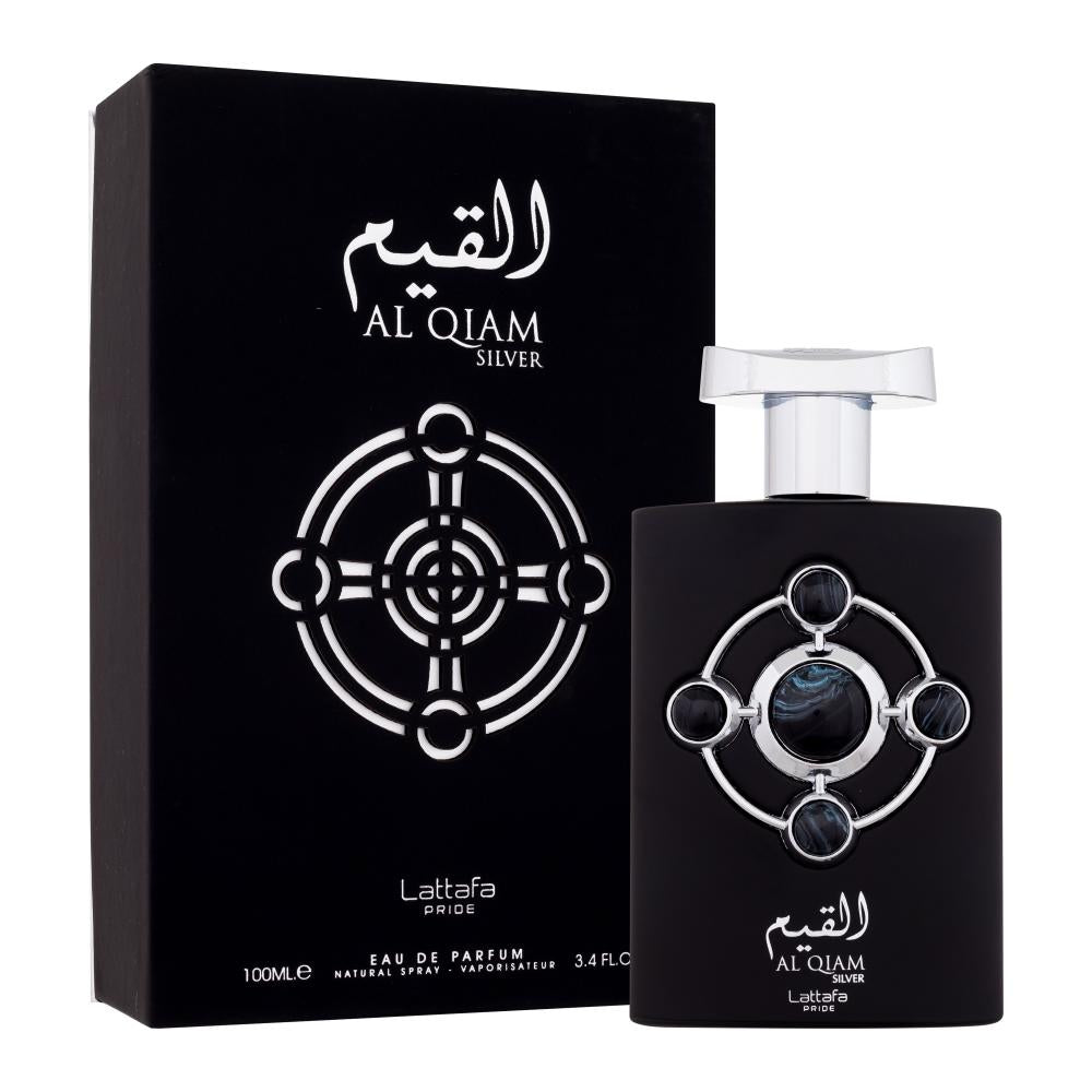 Lattafa Pride Al Qiam Silver Eau De Parfum 100ml – Long Lasting Original Luxury Unisex Fragrance for Men & Women