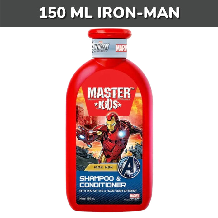 Master Kids Iron Man Shampoo & Conditioner 150ml