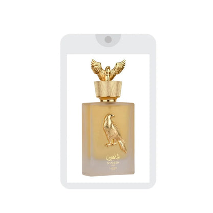 Aris Perfumes LATTAFA PRIDE SHAHEEN GOLD EDP TESTER-20ml POCKET SPRAY
