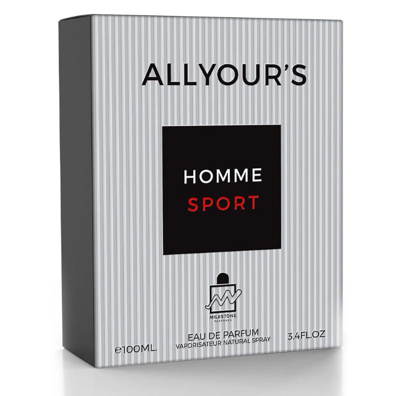 All Your's Homme Sport By Milestone Eau De Parfum 100ml for Men