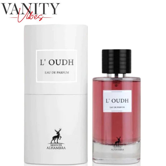 L’Oudh Eau De Parfum 100ml by Maison Alhambra Long-Lasting Rich & Woody Fragrance