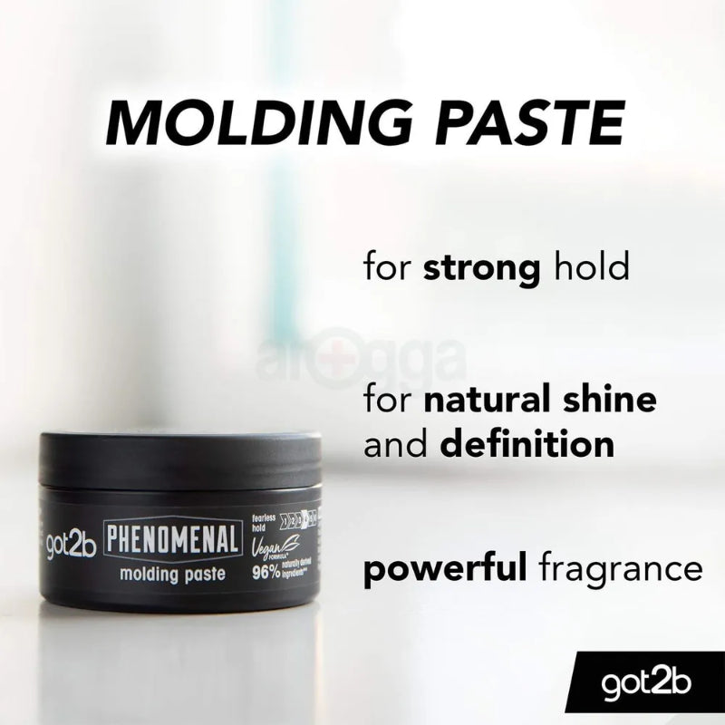 Schwarzkopf Got2b Phenomenal Moulding Paste 100ml Strong Hold & Flexible Styling