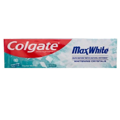 Colgate Max White Whitening Crystals Crystal Mint Toothpaste 100ml Restores Natural Teeth Whiteness
