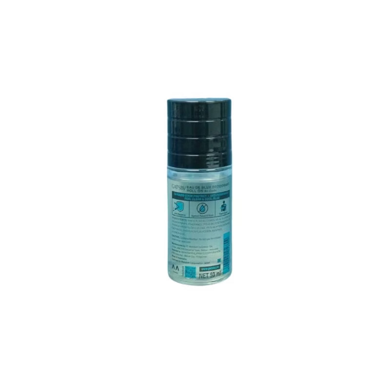Gatsby Eau de Blue Roll-On Deodorant 50ml - 72H Odor Protection Air Code