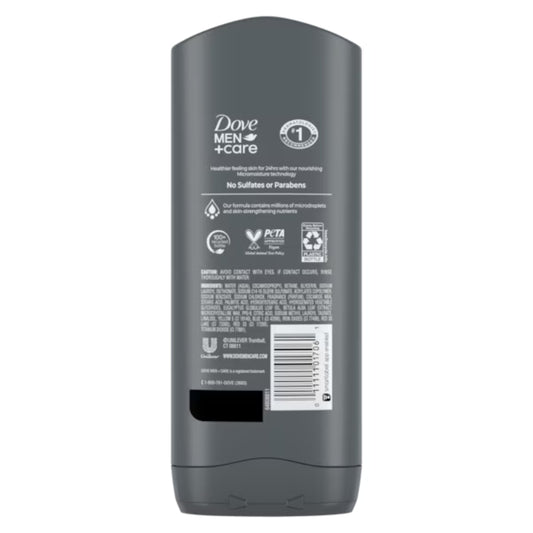 Dove Men+Care Blue Eucalyptus + Birch Relaxing Body + Face Wash 13.5 FL OZ (400ml)