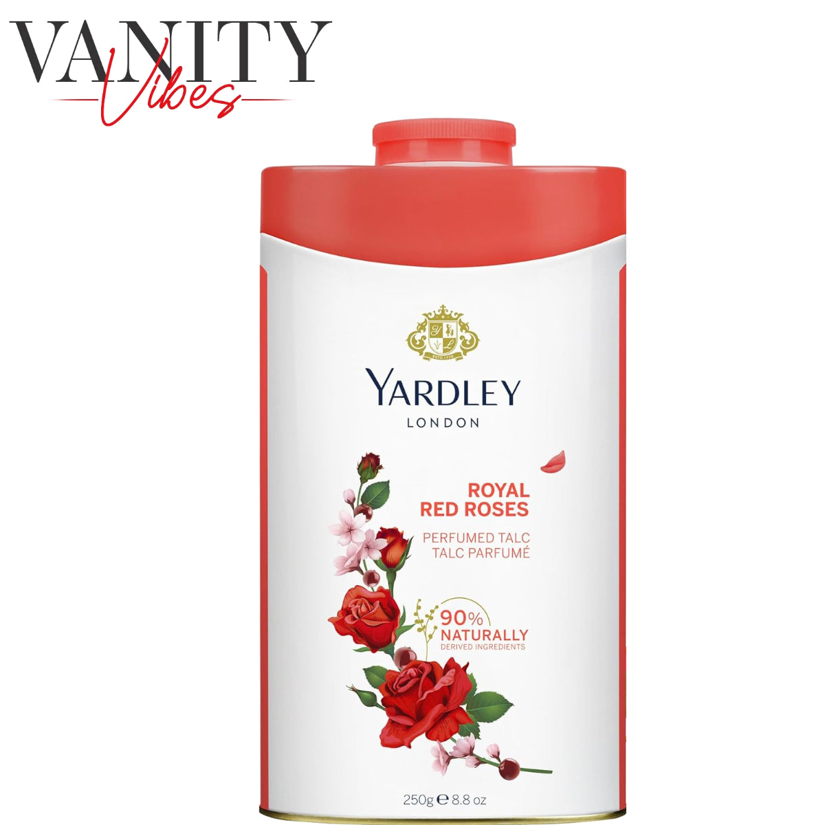 Yardley London Royal Red Rose Perfumed Talcum Powder 250g