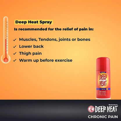 Deep Heat Fast Pain Relief Spray 150ml (Original)
