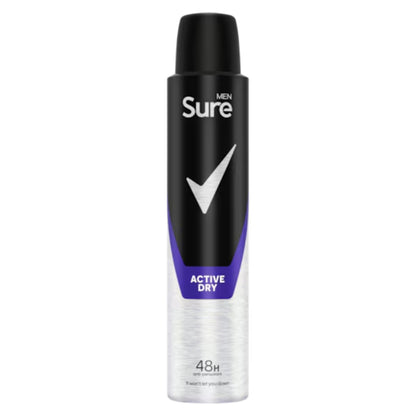 Sure Men 48hr Active Dry Antiperspirant Deodorant Spray