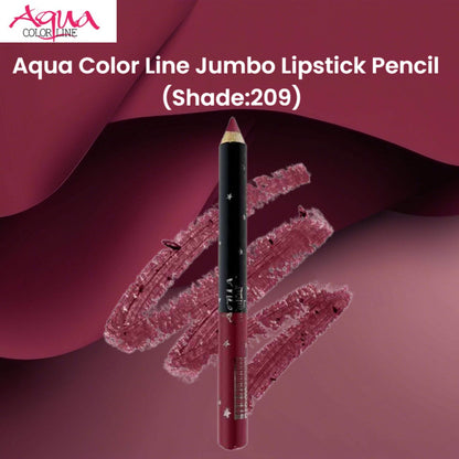 Aqua Color Line Jumbo Lipstick Pencil (Shade:209)