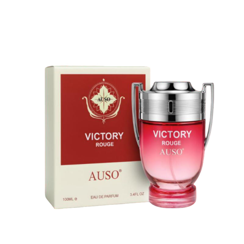 Auso Victory Rouge Eau De Parfum 100ml – Long Lasting Warm Spicy Sweet Fragrance Perfume for Men & Women Luxury Daily Wear Sc