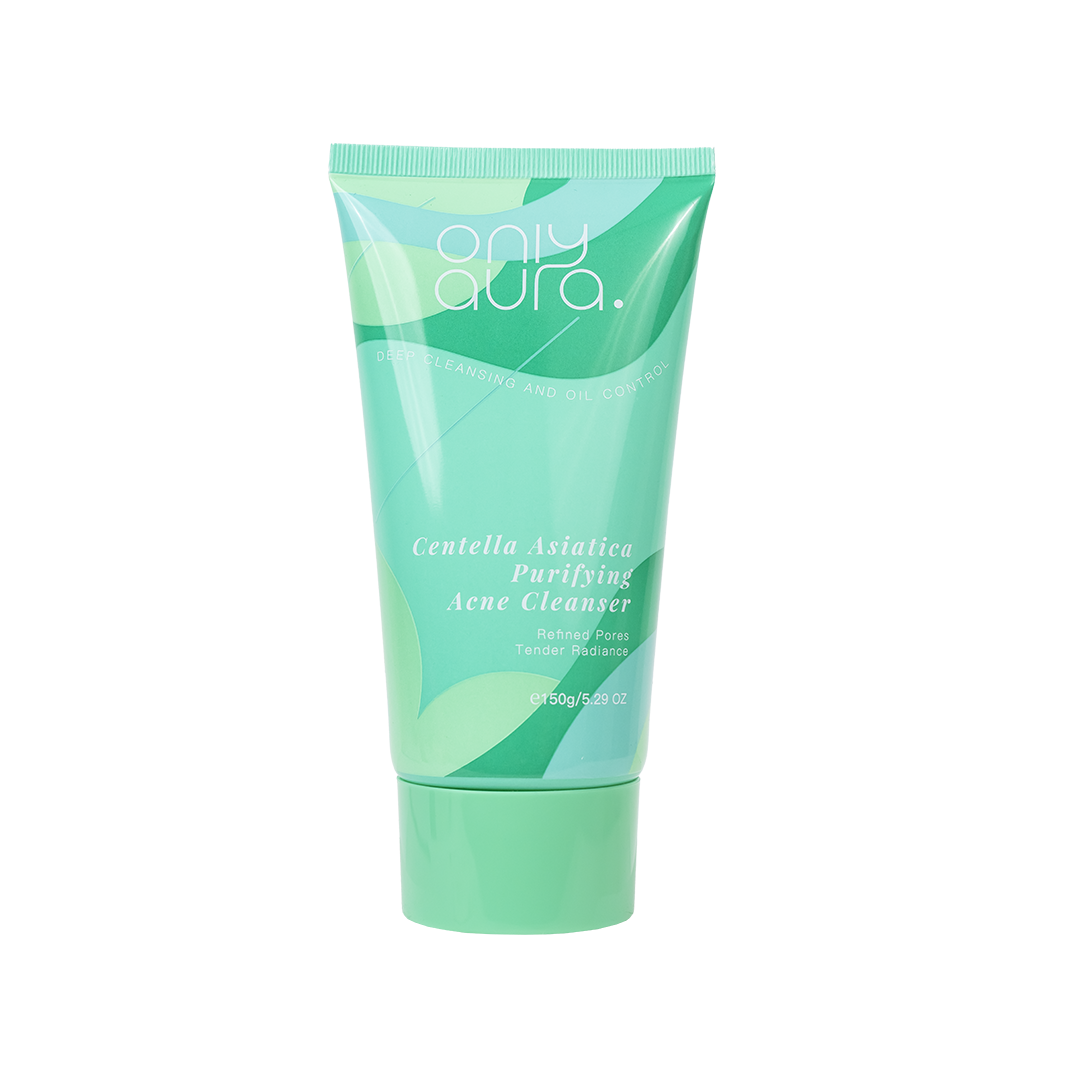 Only Aura Asiatica Purifying Face Wash 150ml – Deep Cleansing Skincare Face Wash for Oil Control, Pore Purification, Dirt Rem